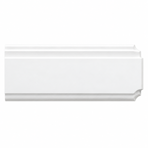 MD1568 Flat Panel Plant-On Moulding on white background