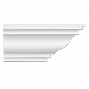 MD1588 Stepped Crown Moulding on white background