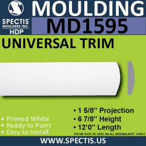 MD1595 Spectis Molding Plant On Trim 1 5/8"P x 6 7/8"H x 144"L