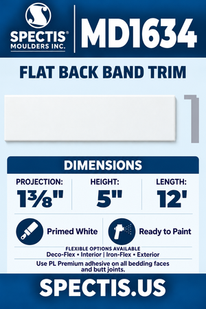 MD1634 moulding with matching side profile