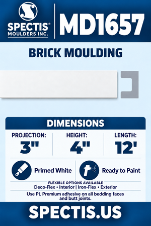 MD1657 moulding with matching side profile