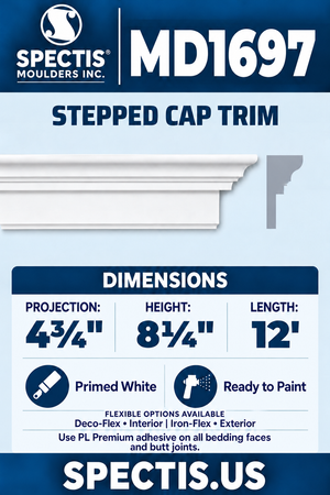 MD1697 moulding with matching side profile