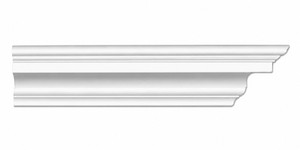 MD1722 Stepped Crown Moulding on white background