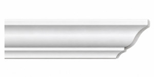 MD1736 Ogee Crown Moulding on white background