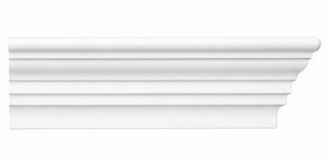 MD1792 Stepped Cap Trim on white background