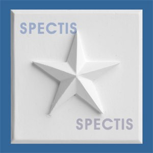 MR3254 Moulding Rosette 3 1/2" Square x 1 1/4"P