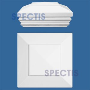 NC2334 Urethane Newel Cap 9" W x 4.2" H