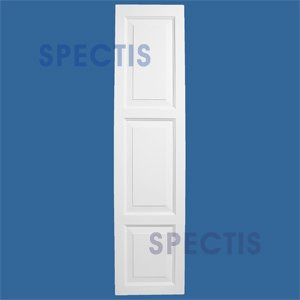SHP-3 1864 Polyurethane Exterior Shutters - 3 Raised Panels 18 x 64
