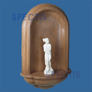 SMN2500S Spectis Surface Mount Stained Woodgrain Wall Niche
