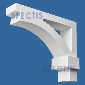 BL3060 Open Curved Eave Bracket 3.5"W x 9"H x 11"P