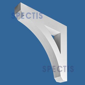 BL3065 Open Curved Eave Bracket 8"W x 47"H x 47"P