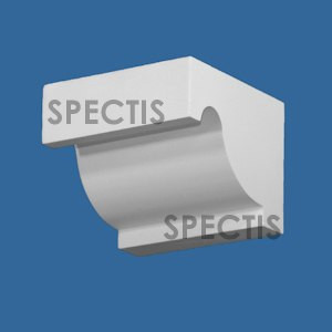 BL3069 Spectis Eave Block or Bracket 4.5"W x 4.44"H x 3.5" Projection