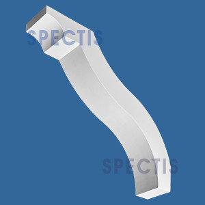 BL3084 Ogee Decorative Eave Bracket 6"W x 22.375"H x 28"P