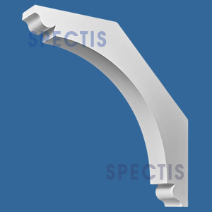 BL3085 Moulded Curved Eave Bracket 4"W x 24"H x 24"P