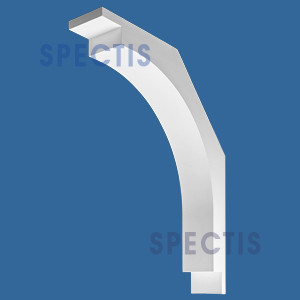 BL3087 Stepped Curved Eave Bracket 5.25"W x 30"H x 24"P