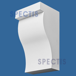 BL3093 Ogee Decorative Eave Block 6"W x 5.25"H x 10.75"P
