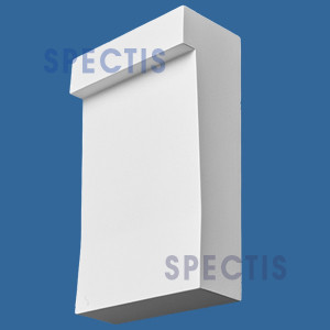 BL3095 Capped Decorative Eave Block 4.75"W x 7.75"H x 2.375"P