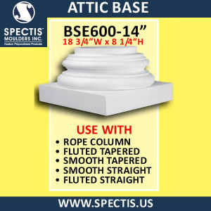 BSE600-14 Attic Base 14 1/4" Hole x 18 3/4"W x 8 1/4"H