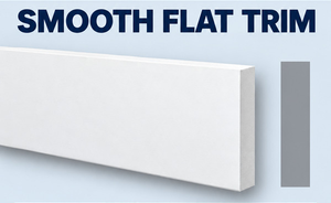 MD1108-7.5 Smooth Flat Trim — product and grey side profile