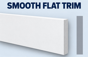 MD1108-16 Smooth Flat Trim — product and grey side profile