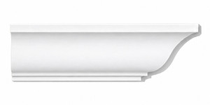 MD1813 Large Cove Crown Moulding on white background