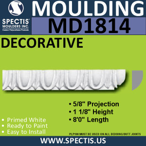 MD1814 Decorative Molding Trim spectis urethane
