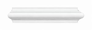 MD1857 Bullnose Chair Rail on white background