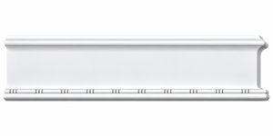 MD1873 Dentil Frieze Moulding on white background