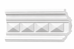 MD1902 Ornate Chair Rail on white background