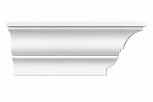 MD1904 Cove Crown Moulding on white background