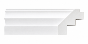 MD1908 Stepped Crown Moulding on white background