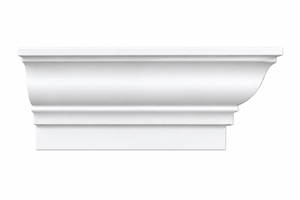 MD1951 Cove Chair Rail on white background