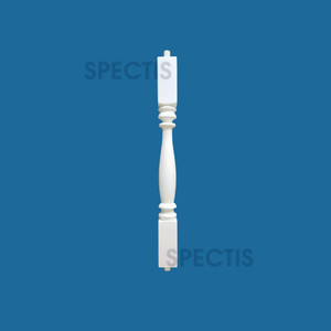 BAL2019-16 Spectis Polyurethane Baluster — 16″ H × 2 1/2″ Square
