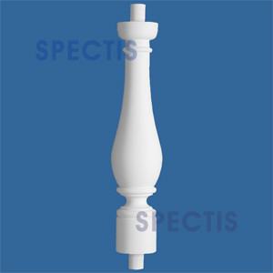 BAL2200-24.5 Spectis Polyurethane Baluster — 24 1/2″ H × 5″ Round