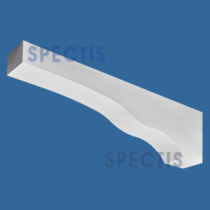 BL3028 Long Swept Eave Block 6"W x 12"H x 46"P