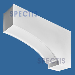 BL3117 Recessed Curved Eave Corbel 7.75"W x 18"H x 32"P
