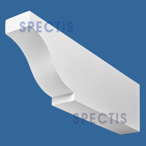 BL3121 Ogee Decorative Eave Block 2.5"W x 5.5"H x 20"P