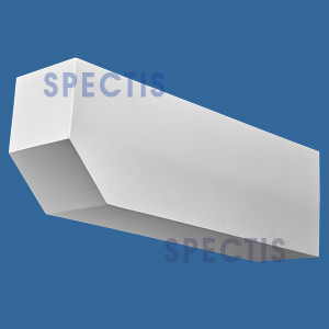BL3129 Chamfered Decorative Eave Block 5.5"W x 7.5"H x 22"P