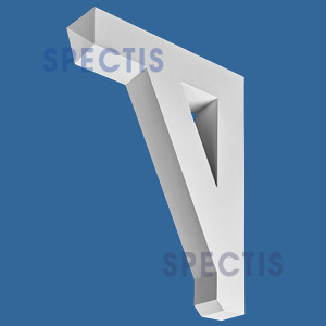 BL3132 Angled Decorative Eave Bracket 3.5"W x 24"H x 18.75"P