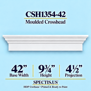 CSH1354-42 Moulded Crosshead — 9 3/4″ H x 42″ Long