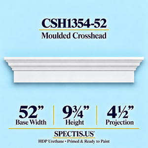 CSH1354-52 Moulded Crosshead — 9 3/4″ H x 52″ Long