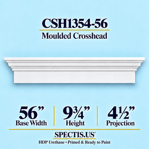 CSH1354-56 Moulded Crosshead — 9 3/4″ H x 56″ Long