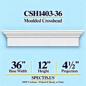CSH1403-36 Moulded Crosshead — 12″ H x 36″ Long