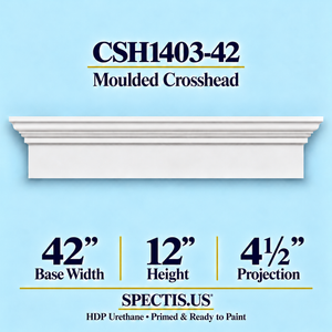 CSH1403-42 Moulded Crosshead — 12″ H x 42″ Long