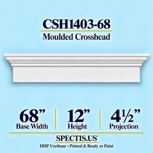 CSH1403-68 Moulded Crosshead — 12″ H x 68″ Long