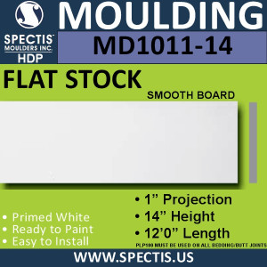 MD1011-14 Spectis 1" Flat Trim