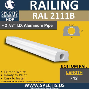 RAL2111B bottom rail