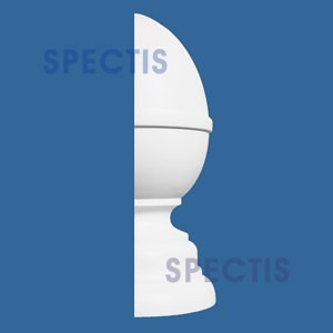AC611H Spectis Urethane Acorn Half Post Cap 6-5/8"