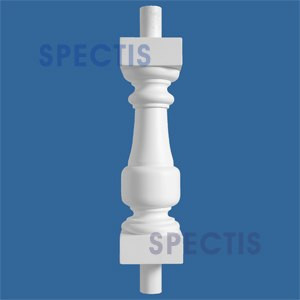 BAL2026-16 Urethane Baluster or Spindle 4 1/2"W X 16"H