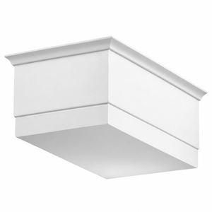 BL2401 Stepped Cornice Plinth Block — white background product image